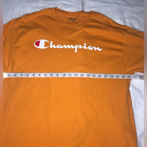 Champion Graphic Logo classic tee Short sleeve Men’s t-shirt Orange Size… - Picture 3 of 7